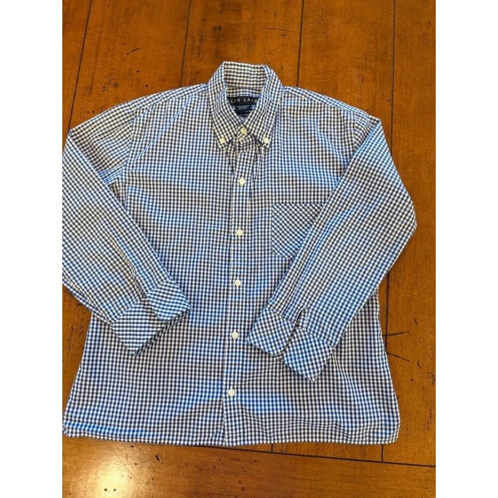 EUC Women's Ralph Lauren Gingham Shirt - Size 6 (400)
